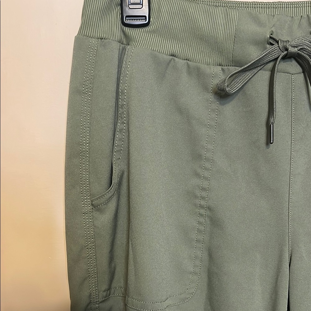 St. John’s Bay Olive Green Drawstring Joggers—size M - Picture 2 of 6